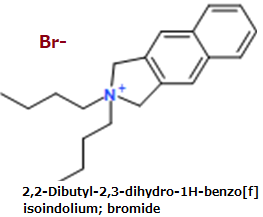 CAS#2,2-Dibutyl-2,3-dihydro-1H-benzo[f]isoindolium; bromide